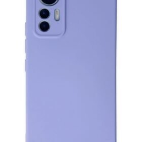 Xiaomi Mi 12 Lite Kılıf Nano içi Kadife Silikon - Lila-(5796)