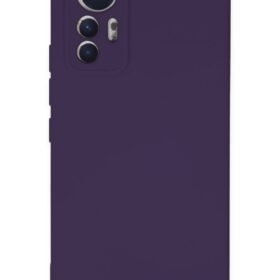 Xiaomi Mi 12 Lite Kılıf Nano içi Kadife Silikon - Mor-(5796)