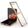 Samsung Galaxy Z Flip 4 Kılıf Fold Element Kapak - Gold-(5796)