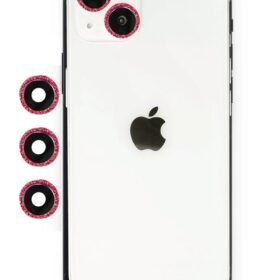 iPhone 14 Shine Kamera Lens - Kırmızı-(5796)