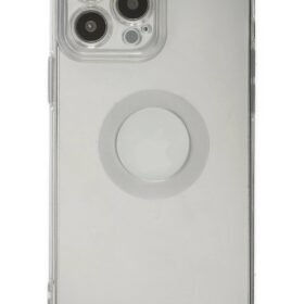 iPhone 14 Pro Max Kılıf Santa Lens Silikon - Şeffaf-(5796)