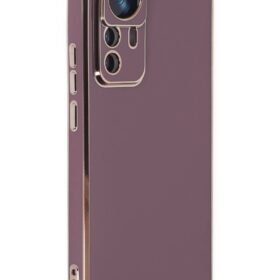 Xiaomi Mi 12T Pro Kılıf Volet Silikon - Mor-(5796)