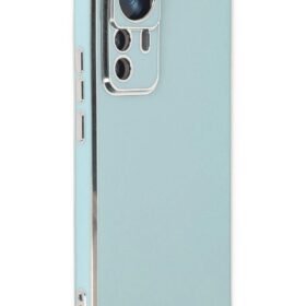 Xiaomi Mi 12T Pro Kılıf Volet Silikon - Açık Yeşil-(5796)