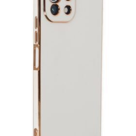 Xiaomi Mİ 11 Lite Kılıf Volet Silikon - Beyaz-(5796)