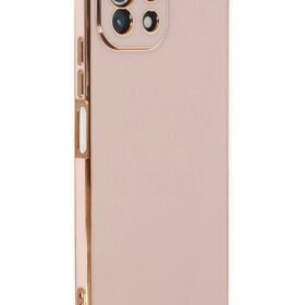 Xiaomi Mİ 11 Lite Kılıf Volet Silikon - Pembe-(5796)