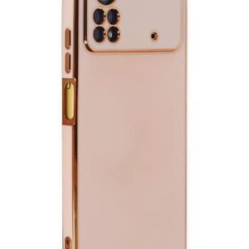 Xiaomi Poco X4 Pro 5G Kılıf Volet Silikon - Pembe-(5796)