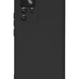 Xiaomi Mi 12T Pro Kılıf Nano içi Kadife Silikon - Siyah-(5796)