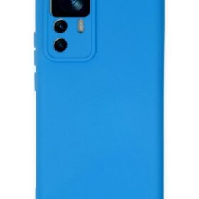 Xiaomi Mi 12T Pro Kılıf Nano içi Kadife Silikon - Mavi-(5796)