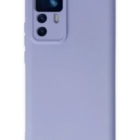 Xiaomi Mi 12T Pro Kılıf Nano içi Kadife Silikon - Lila-(5796)