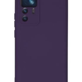 Xiaomi Mi 12T Pro Kılıf Nano içi Kadife Silikon - Mor-(5796)