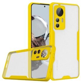 Xiaomi Mi 12T Kılıf Platin Silikon - Sarı-(5796)