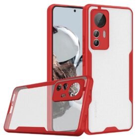 Xiaomi Mi 12T Kılıf Platin Silikon - Kırmızı-(5796)