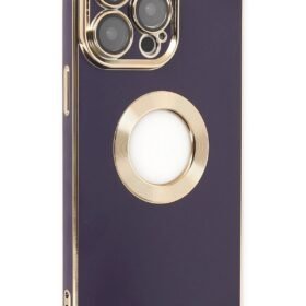 iPhone 14 Pro Kılıf Store Silikon - Derin Mor-(5796)