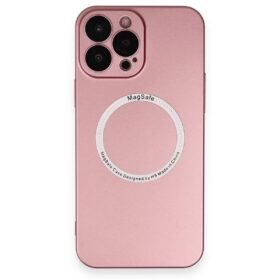 iPhone 13 Pro Kılıf Jack Magneticsafe Lens Silikon - Rose Gold-(5796)