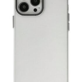 iPhone 13 Pro Max Kılıf Modos Metal Kapak - Şeffaf-(5796)