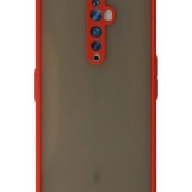 Oppo Reno 2Z Kılıf Montreal Silikon Kapak - Kırmızı-(5796)
