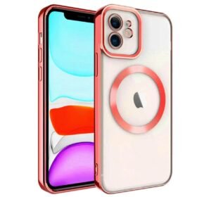 iPhone 12 Kılıf Kross Magneticsafe Kapak - Kırmızı-(5796)