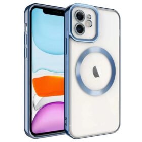 iPhone 12 Kılıf Kross Magneticsafe Kapak - Sierra Blue-(5796)