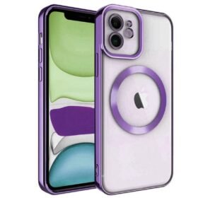 iPhone 12 Kılıf Kross Magneticsafe Kapak - Mor-(5796)