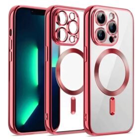 iPhone 12 Pro Kılıf Kross Magneticsafe Kapak - Kırmızı-(5796)