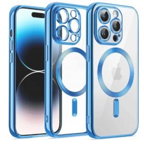 iPhone 12 Pro Kılıf Kross Magneticsafe Kapak - Sierra Blue-(5796)
