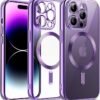 iPhone 12 Pro Kılıf Kross Magneticsafe Kapak - Mor-(5796)