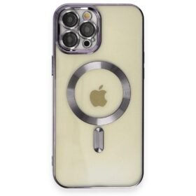 iPhone 12 Pro Max Kılıf Kross Magneticsafe Kapak - Mor-(5796)