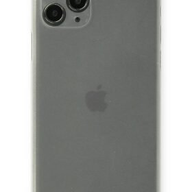 iPhone 11 Pro Max Kılıf PP Ultra İnce Kapak - Beyaz-(5796)