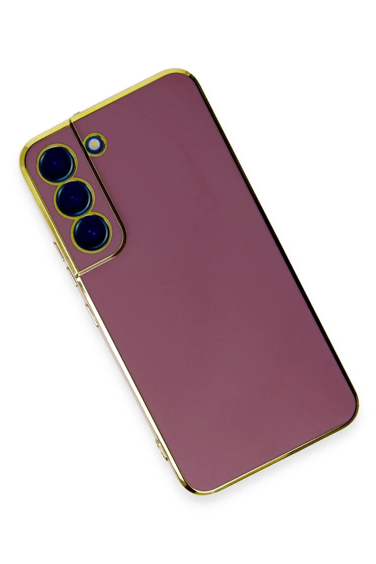 Samsung Galaxy S21 Kılıf Volet Silikon - Kırmızı-(5796) - Görsel 2