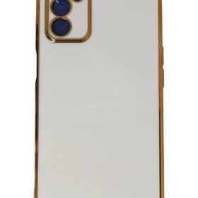 Oppo A16 Kılıf Volet Silikon - Beyaz-(5796)