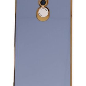 Huawei Mate 10 Lite Kılıf Volet Silikon - Mavi-(5796)