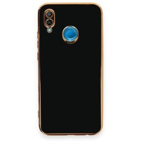 Huawei P20 Lite Kılıf Volet Silikon - Siyah-(5796)