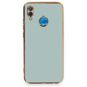 Huawei P20 Lite Kılıf Volet Silikon - Açık Yeşil-(5796)