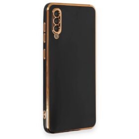 Samsung Galaxy A70 Kılıf Volet Silikon - Siyah-(5796)