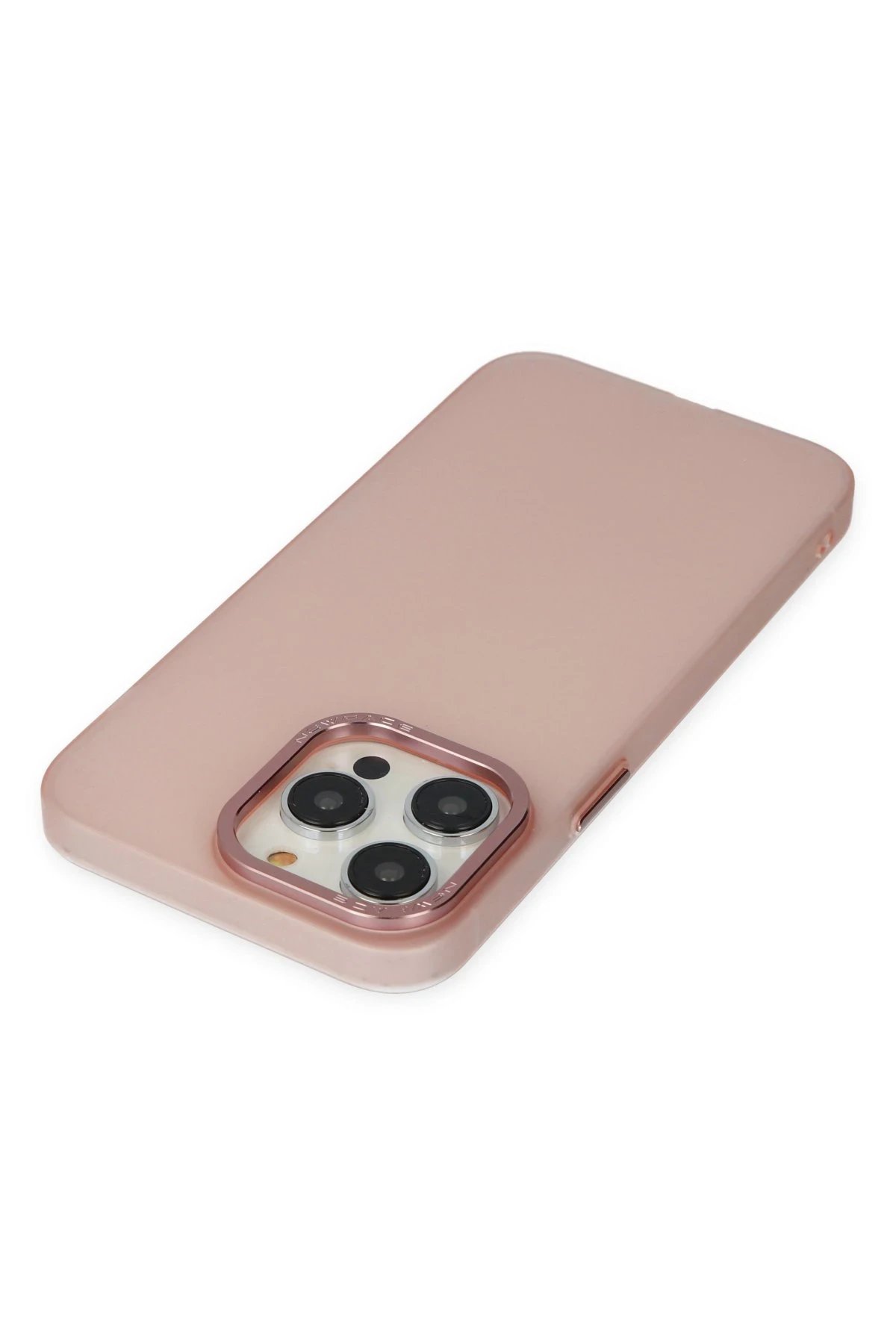 iPhone 13 Pro Max Kılıf Modos Metal Kapak - Pembe-(5796) - Görsel 4