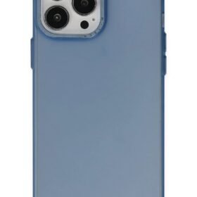 iPhone 14 Pro Kılıf Modos Metal Kapak - Lacivert-(5796)