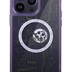 iPhone 14 Pro Kılıf Magic Magneticsafe Silikon - Derin Mor-(5796)