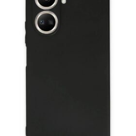 Huawei Nova 10 SE Kılıf First Silikon - Siyah-(5796)