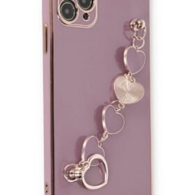 iPhone 11 Pro Kılıf Esila Silikon - Mor-(5796)