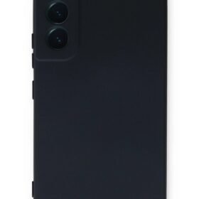 Samsung Galaxy S23 Kılıf Nano içi Kadife Silikon - Lacivert-(5796)