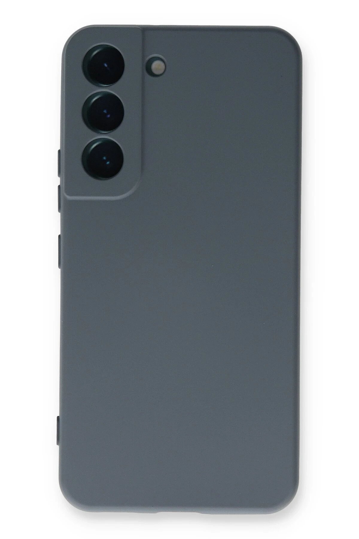 Samsung Galaxy S23 Kılıf Nano içi Kadife Silikon - Gri-(5796) - Görsel 3