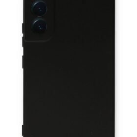 Samsung Galaxy S23 Plus Kılıf Nano içi Kadife Silikon - Siyah-(5796)