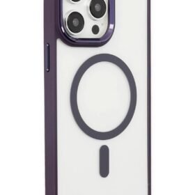 iPhone 13 Pro Kılıf Room Magneticsafe Silikon - Derin Mor-(5796)