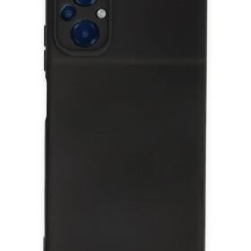 Xiaomi Poco M5 Kılıf Nano içi Kadife Silikon - Siyah-(5796)