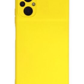 Xiaomi Poco M5 Kılıf Nano içi Kadife Silikon - Sarı-(5796)