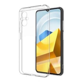 Xiaomi Poco M5 Kılıf Lüx Şeffaf Silikon-(5796)