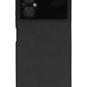 Xiaomi Poco M5 Kılıf Loop Deri Silikon - Siyah-(5796)