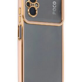 Xiaomi Poco M5 Kılıf Liva Lens Silikon - Rose-(5796)