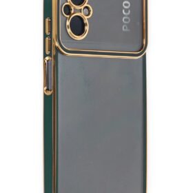 Xiaomi Poco M5 Kılıf Liva Lens Silikon - Yeşil-(5796)