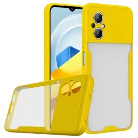 Xiaomi Poco M5 Kılıf Platin Silikon - Sarı-(5796)